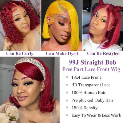 Burgundy Luxe Bob