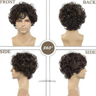ManeMaster: Natural Curly Men's Wig