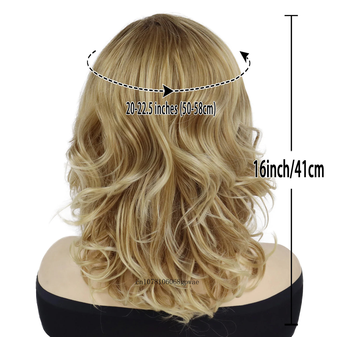 Blonde Shoulder-Length Layered Wig