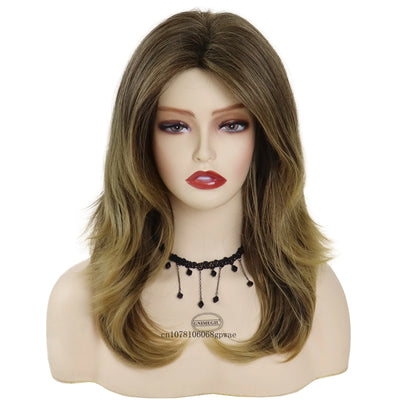 Waves of Elegance: Luxe Layered Wig in Rich Brown