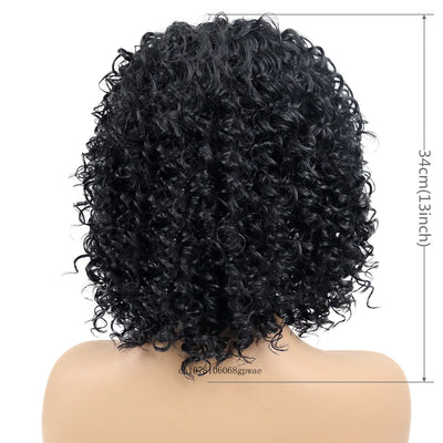 AfroBounce: Natural Curly Real Hair Wig