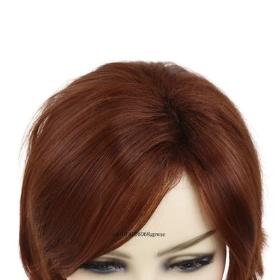AuburnShag: Real Fiber Short Curly Wig