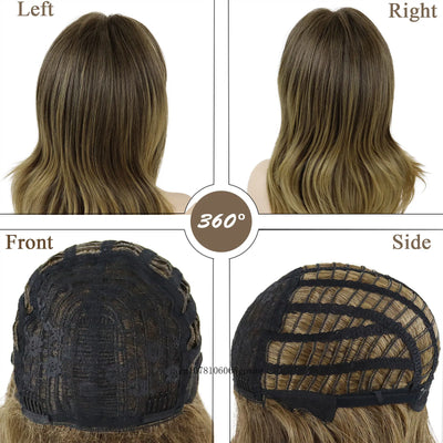 Waves of Elegance: Luxe Layered Wig in Rich Brown