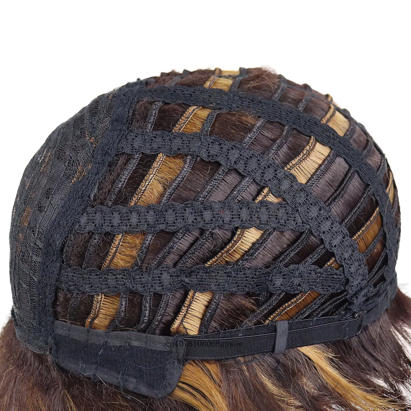 BrownElegance: Echte haar bob pruik met pony