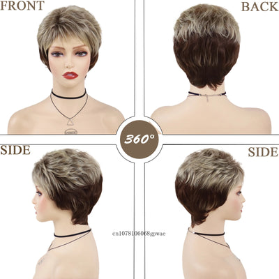 Elegant Pixie Wig
