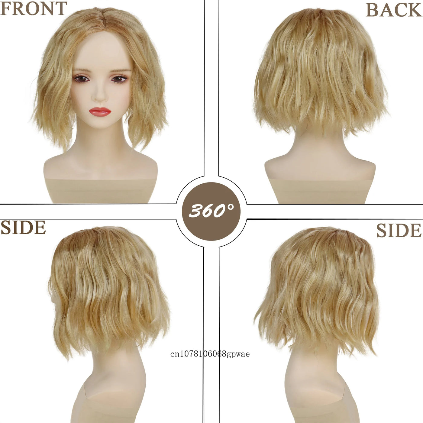 Natural Wave Short Bob Wig