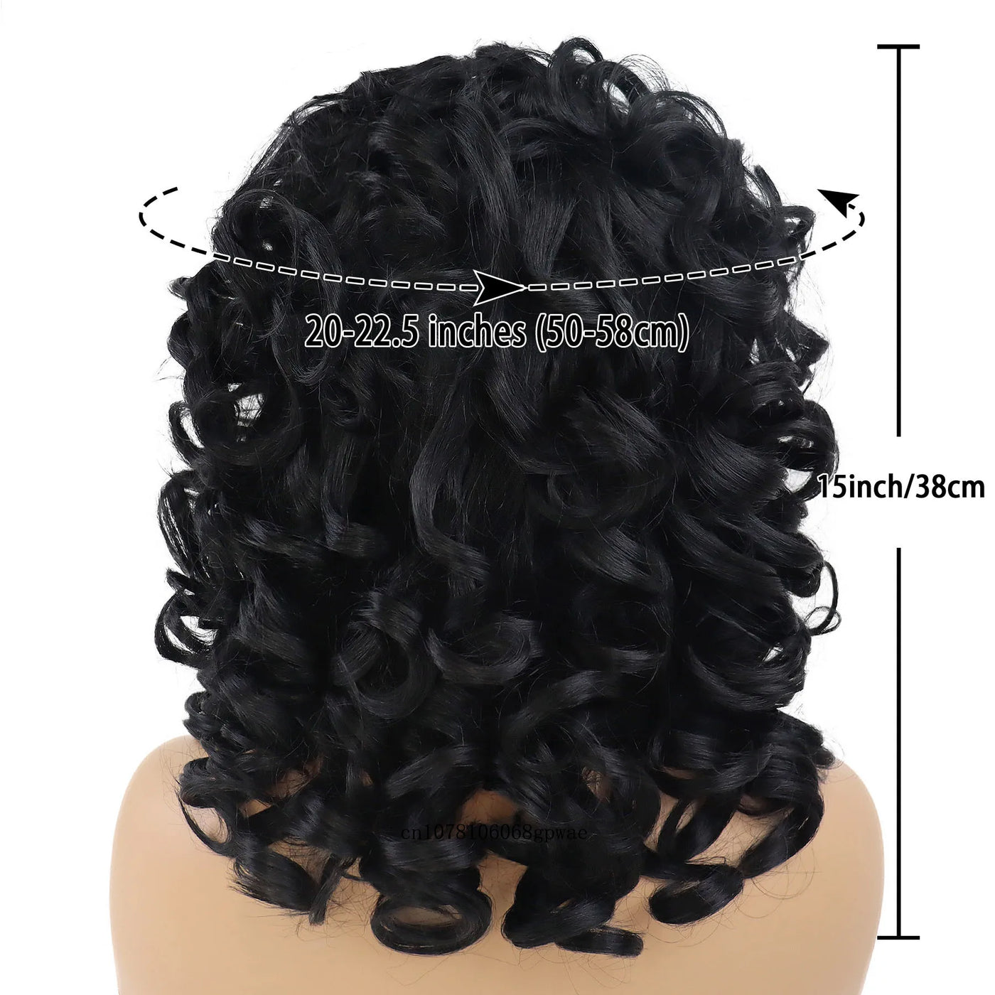 AfroFlair: Real Hair Black Curly Wig
