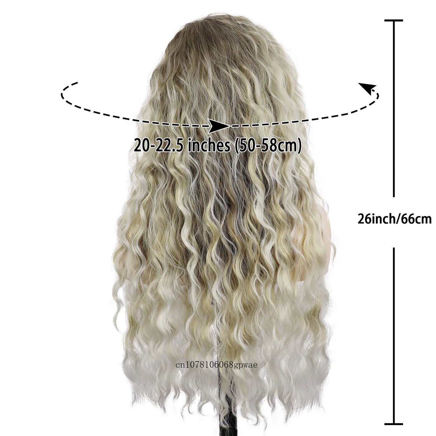AquaBlonde: Real Hair Wave Wig