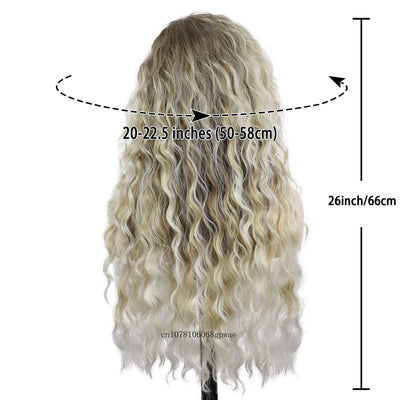 AquaBlonde: Real Hair Wave Wig