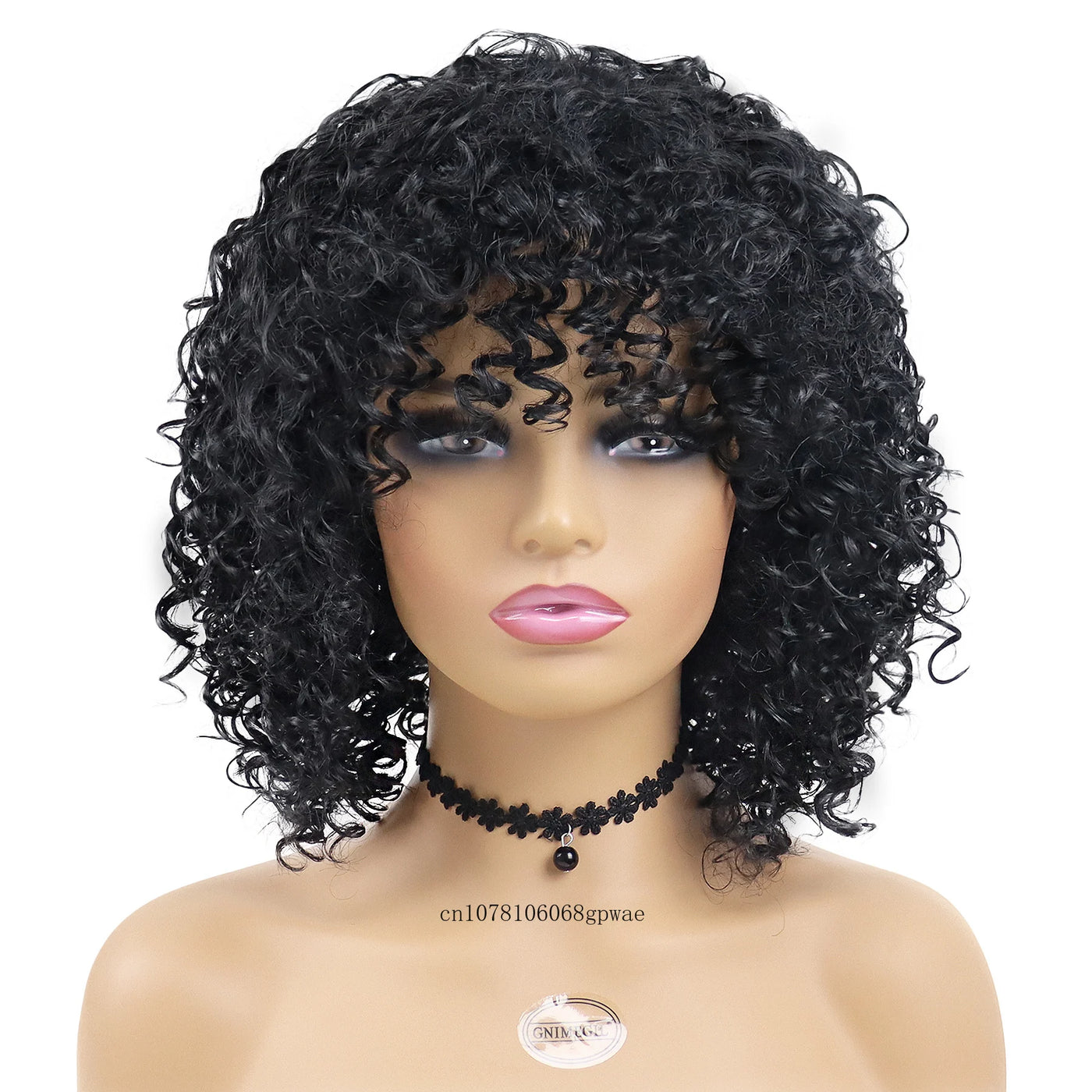 AfroBounce: Natural Curly Real Hair Wig