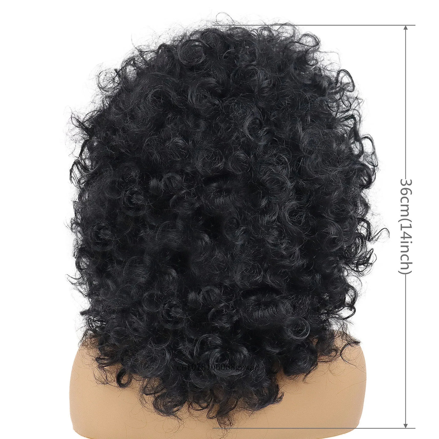 KinkyGlam: Real Hair Black Afro Kinky Curly Wig