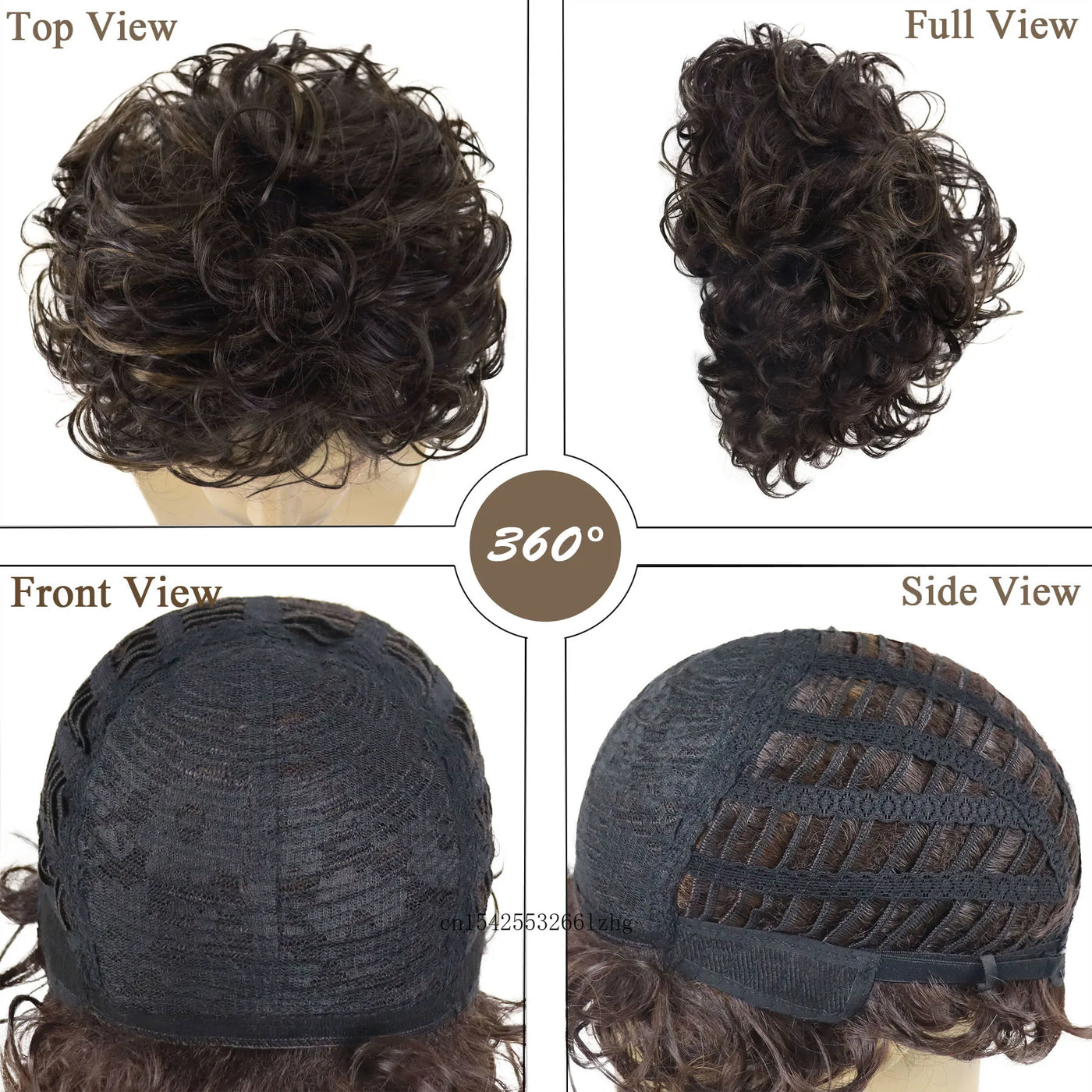 ManeMaster: Natural Curly Men's Wig