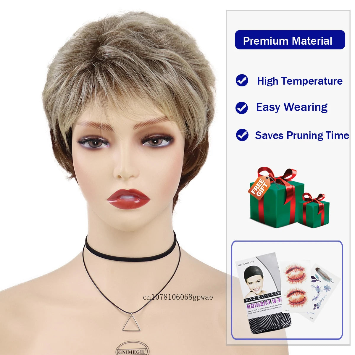 Elegant Pixie Wig