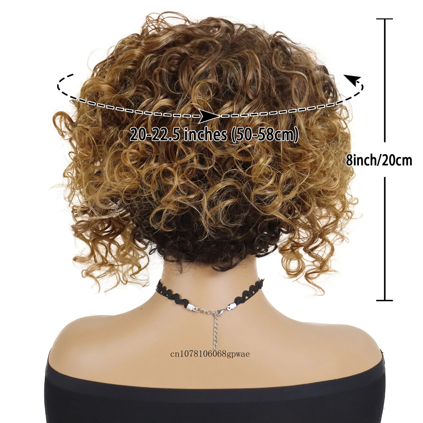 AfroGlam: Curly Real Hair Wig