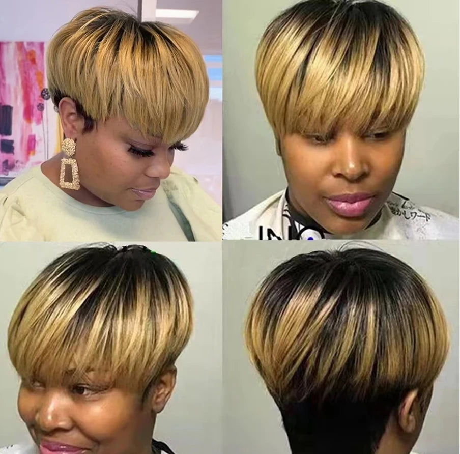 Honey Ombre Bob Wig