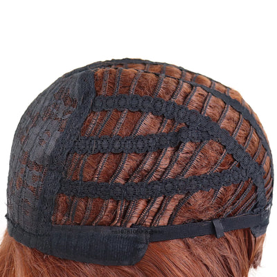 AuburnShag: Real Fiber Short Curly Wig