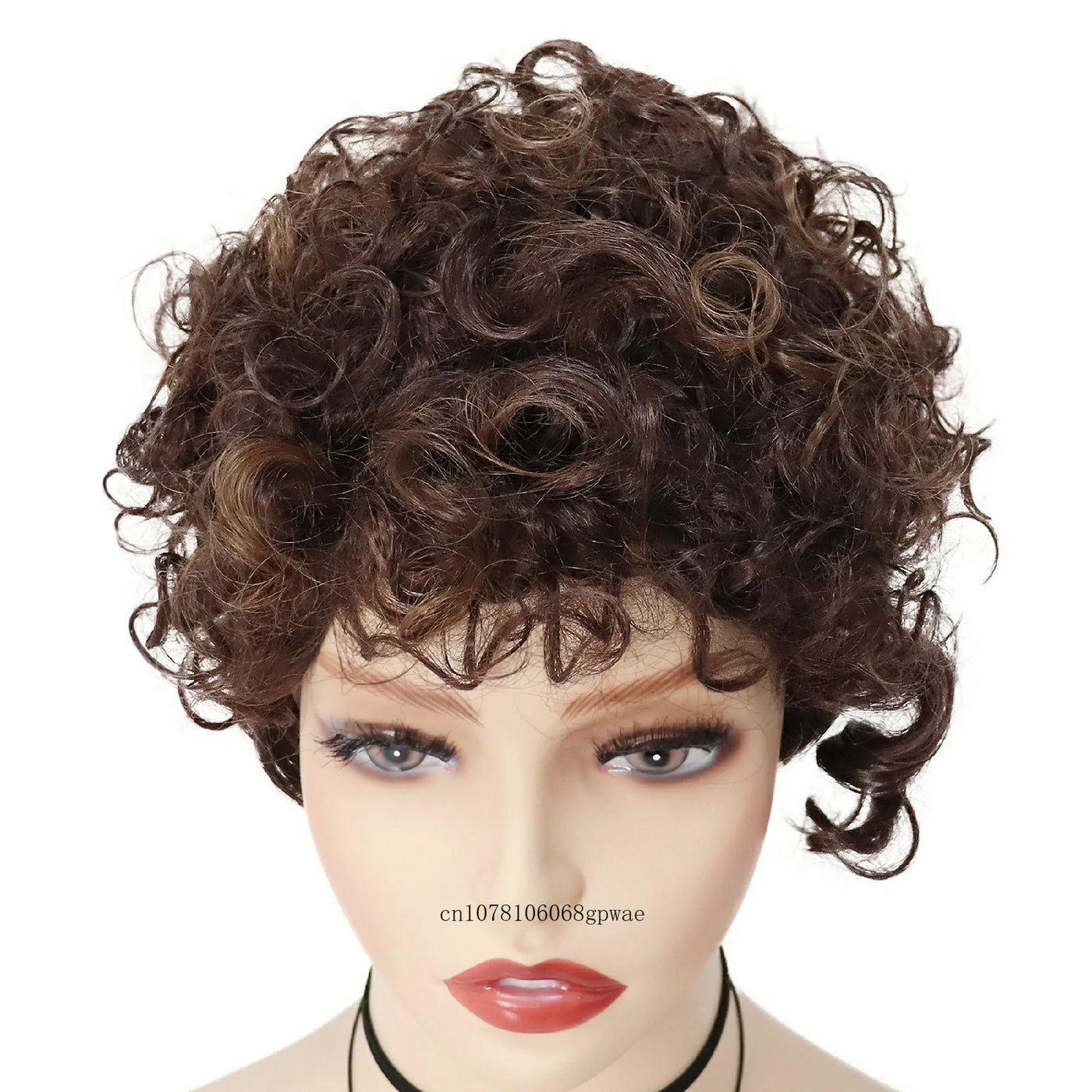 Soft Brown Curls Wig
