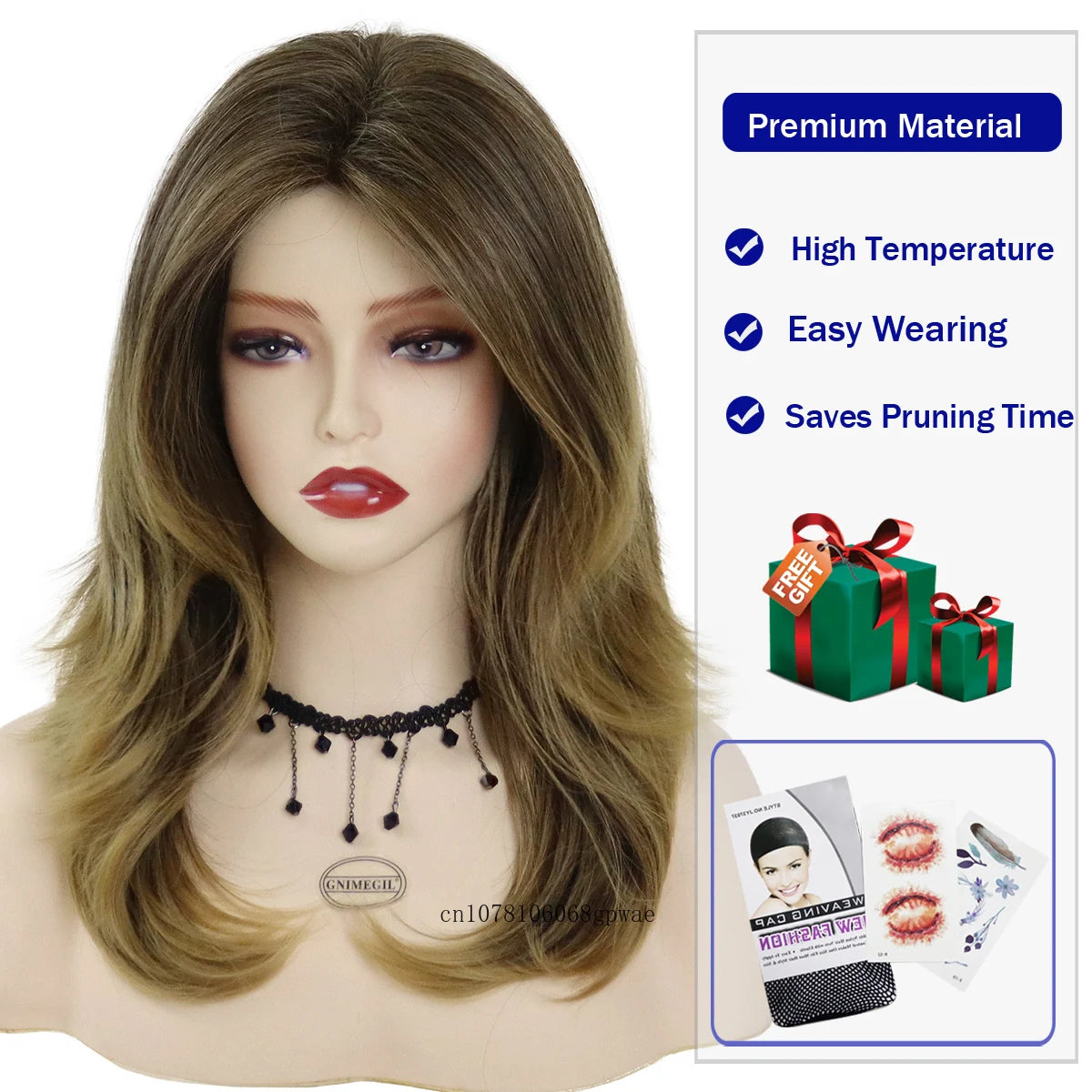 Waves of Elegance: Luxe Layered Wig in Rich Brown