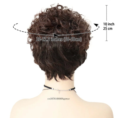 Soft Brown Curls Wig