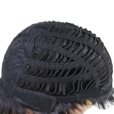 AfroPixie: Real Hair Black Pixie Wig