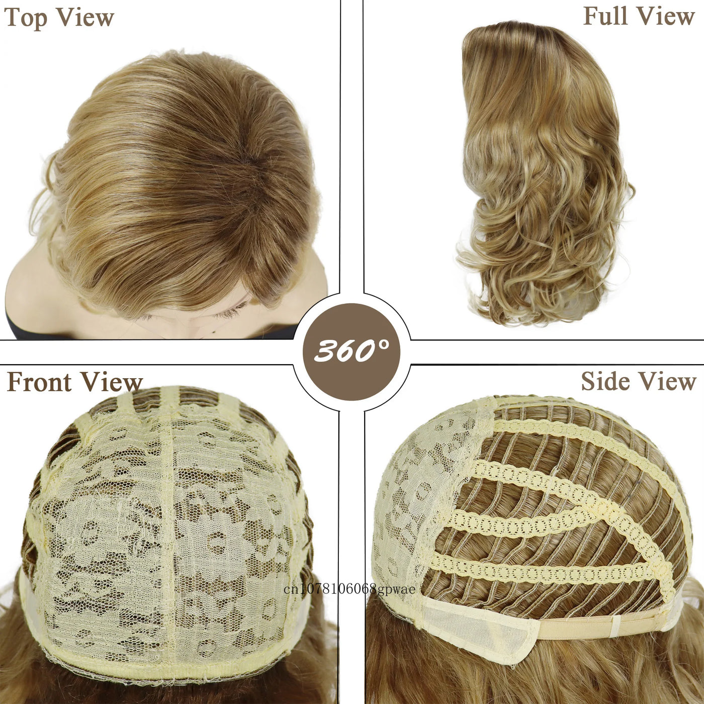 Blonde Shoulder-Length Layered Wig