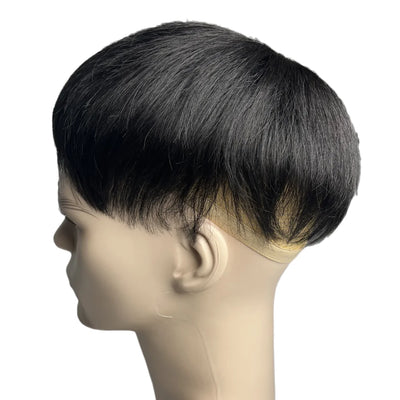 Men's Natural Hair Wig